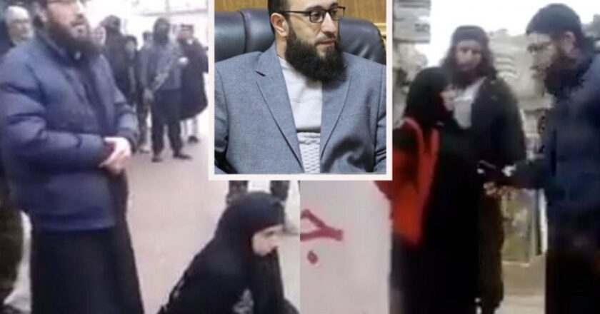 Suriye'nin yeni adalet bakanının iki kadının alenen infazına ilişkin kararı okuduğu ortaya çıktı