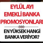 EMEKLİ PROMOSYON EYLÜL 2025: Hangi banka ne kadar promosyon veriyor? İşte, Ziraat, Vakıfbank ve tüm bankaların promosyon teklifleri