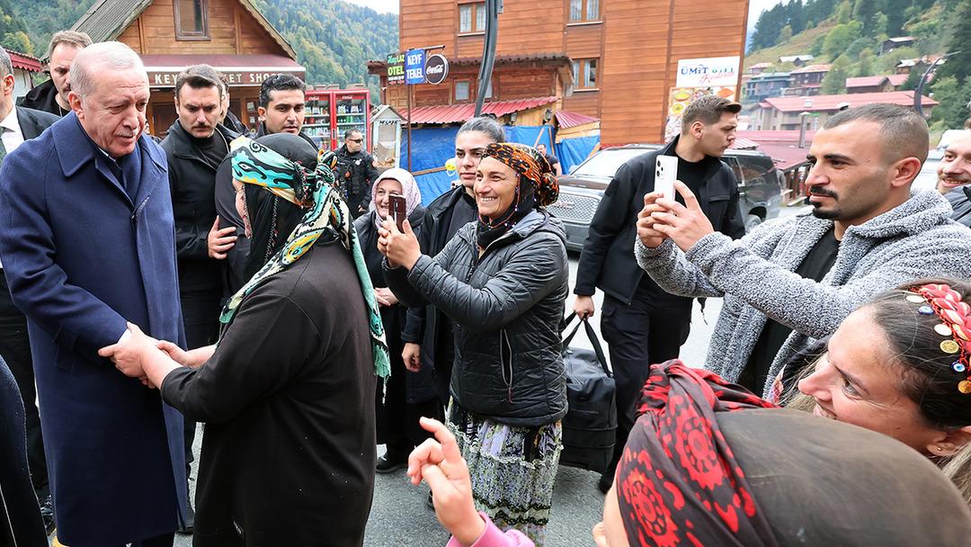 Cumhurbaşkanı Erdoğan'ın Ayder Yaylası 3 Ziyareti