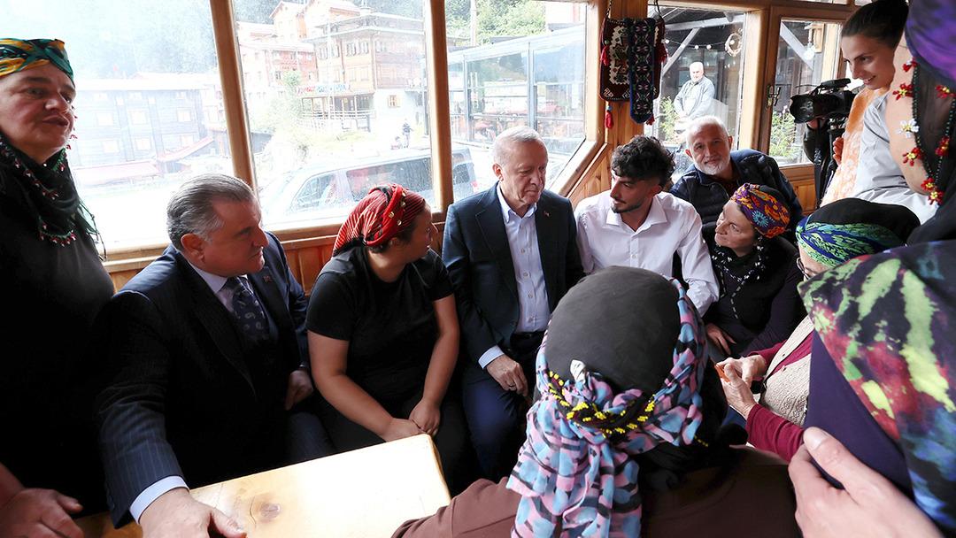 Cumhurbaşkanı Erdoğan'ın Ayder Yaylası 2 Ziyareti