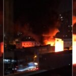 Küçükçekmece’de fabrika gece yarısı alevlere teslim oldu!